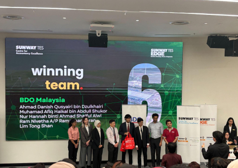 115 Future Accountants Step into the Boardroom for Sunway TES EDGE Sustainability Challenge