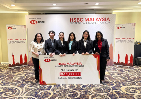 Victoria University @ Sunway Team Emerges 3rd Runner-Up at HSBC Business Case Competition 2026