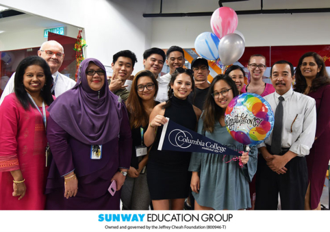 Sunway Student Awarded Columbia College’s Presidential Scholarship