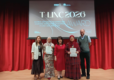 SDS Celebrates Two Educators from DBA Programme for Gold Award Achievement at T-LINC 2026