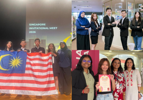 Sunway College Leads Malaysia to Gold at IEO Singapore Invitational Meet 2026