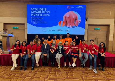 Sunway Volunteers Scoliosis Awareness Month