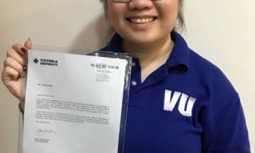 VU Girl’s Tenacity and Perseverance Receive VC Recognition