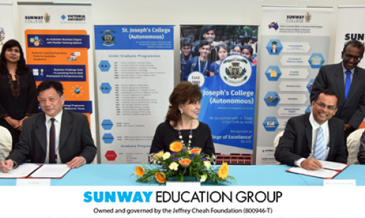 Sunway College and St Joseph College Sign MOU