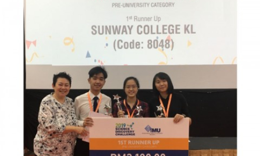 A-Levels Students Shone at IMU Science Discovery Challenge 2019