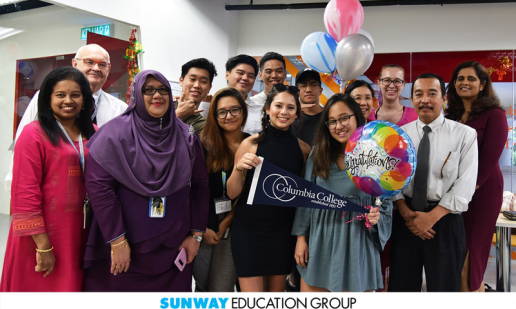 Sunway Student Awarded Columbia College’s Presidential Scholarship