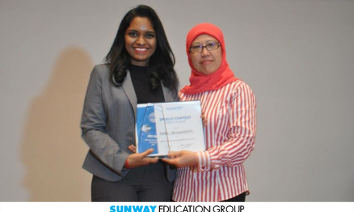 Sunway Student Wins National Level Toastmasters Humourous Speech Contest
