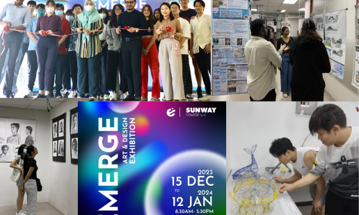 EMERGE Exhibition Collage