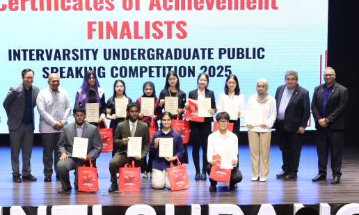 SDS Students Ranked among Top 12 Finalists in Intervarsity Public Speaking Competition 2025