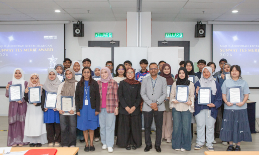 Sunway TES Merit Award Ceremony Recognises Outstanding Students