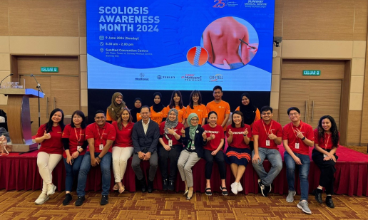 Sunway Volunteers Scoliosis Awareness Month